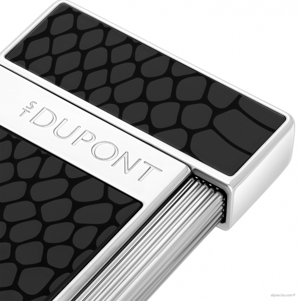 S.T. Dupont Slimmy accendino Laccato nero 028076 d