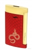 S.T. Dupont Slim 7 accendino Snake laccato Rosso  027075