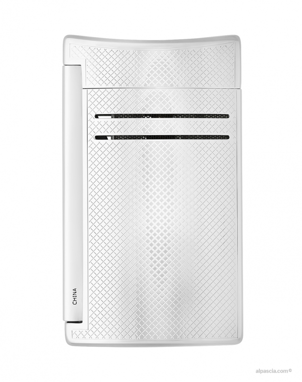 S.T. Dupont MAXIJET ACCENDINO LACCATO ARGENTO 020157N b