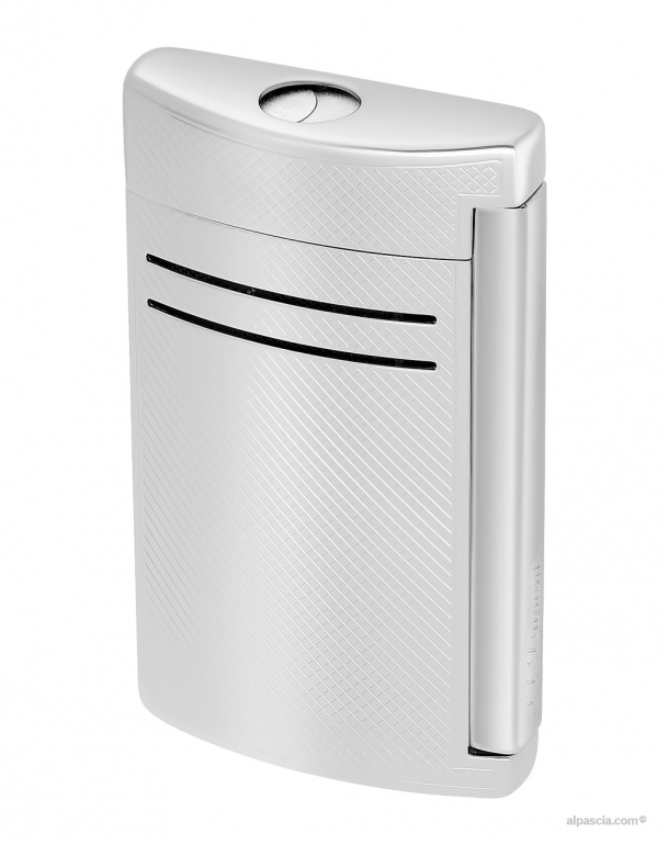 S.T. Dupont MAXIJET ACCENDINO LACCATO ARGENTO 020157N c