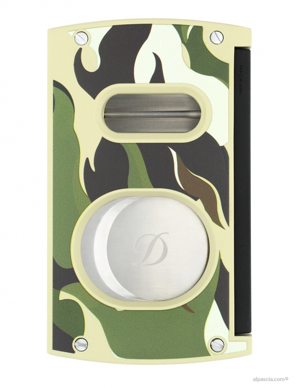 S.T. Dupont  cigar cutter V-CUT CAMOUFLAGE GREEN 003450G a