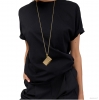 S.T. Dupont Accendino Lighter Necklace Testa di Diamante Oro K27067CH