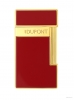 S.T. Dupont Slimmy accendino laccato bordeaux e dorato  028030