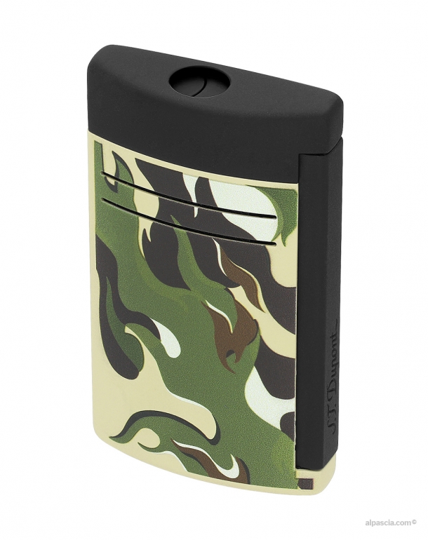S.T. Dupont MAXIJET LIGHTER CAMO GREEN 020150 b
