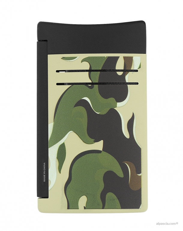 S.T. Dupont MAXIJET LIGHTER CAMO GREEN 020150 c