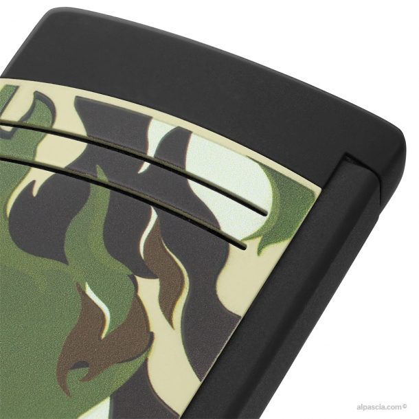 S.T. Dupont MAXIJET LIGHTER CAMO GREEN 020150 d