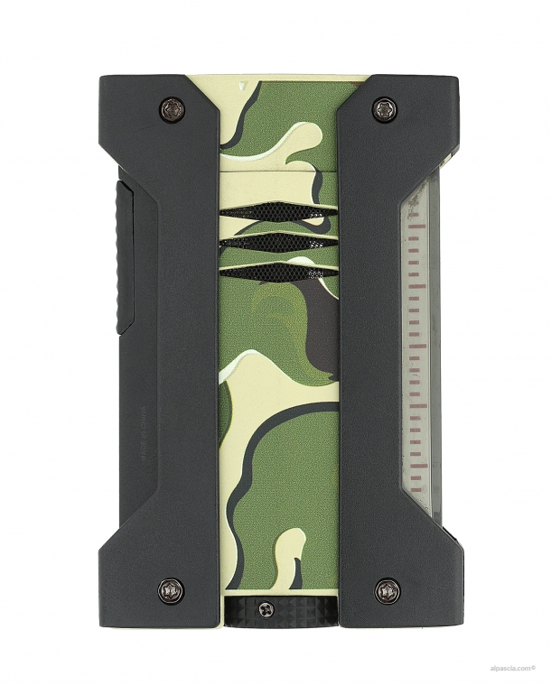 S.T. Dupont DEFI EXTREME CAMO GREEN LIGHTER 021450 c
