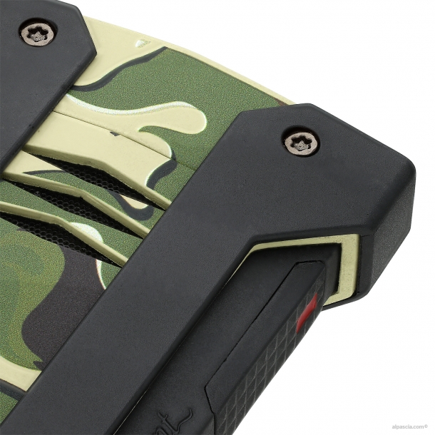 S.T. Dupont DEFI EXTREME CAMO GREEN LIGHTER 021450 d