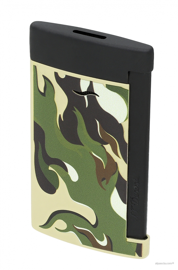 S.T. Dupont Slim 7 accendino Camo green/black 027750G - Accendino a