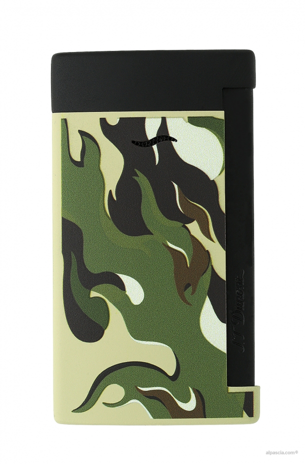 S.T. Dupont Slim 7 accendino Camo green/black 027750G - Accendino b