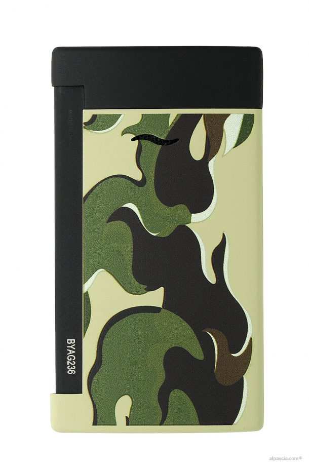 S.T. Dupont Slim 7 accendino Camo green/black 027750G - Accendino c