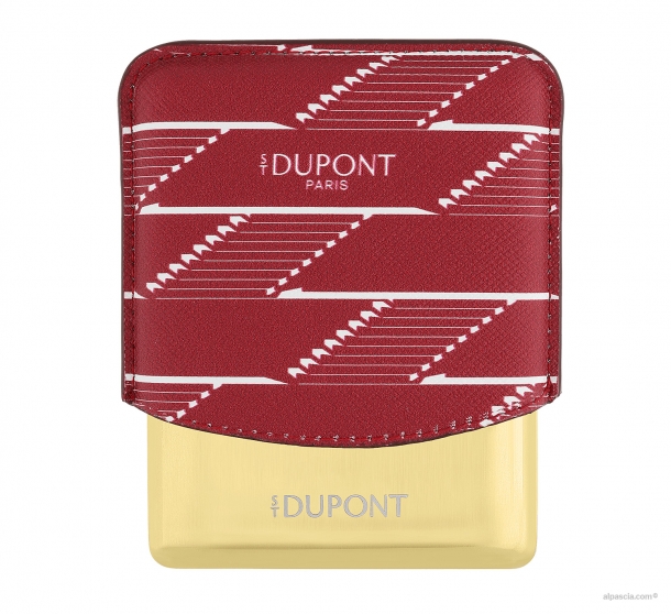 S.T. Dupont Coated canvas case burgundy Monogram 1872 Cigarette Case a
