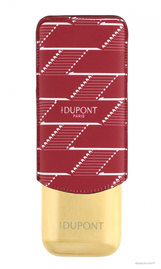 S.T. Dupont custodia due sigari Monogram 1872 bordeaux 183478 a