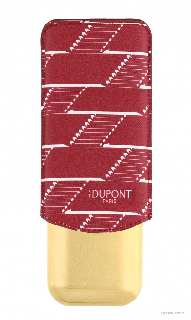 S.T. Dupont custodia due sigari Monogram 1872 bordeaux 183478 b