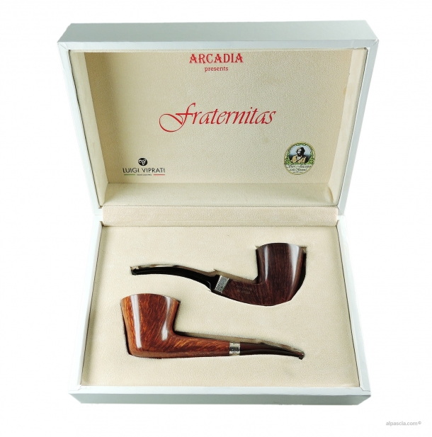 SER JACOPO & VIPRATI FRATERNITAS PIPE SET - Limited Edition number 38 - smoking pipe 2120 l