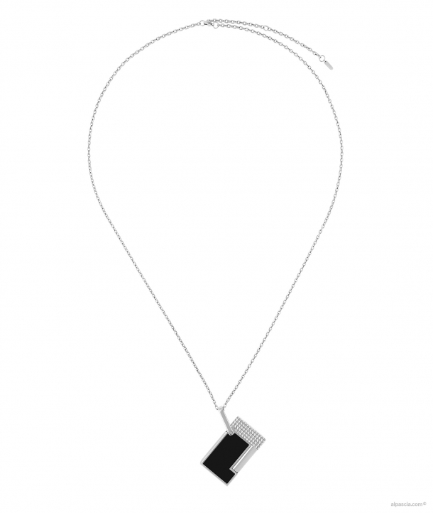 S.T. Dupont Lighter Necklace lacquered/silver K27076CH - Lighter c