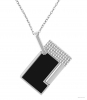 S.T. Dupont Accendino Lighter Necklace laccato/argento K27076CH