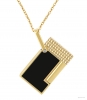 S.T. Dupont Lighter Necklace lacquered/gold K27077CH