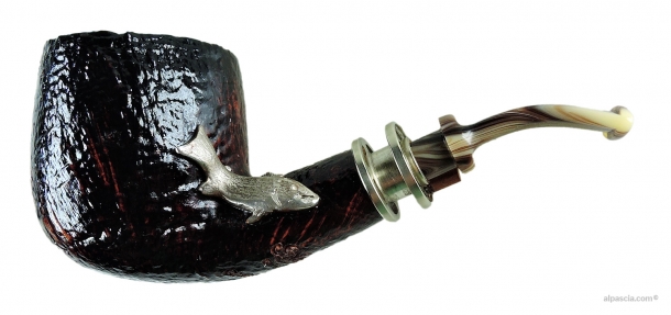 Neerup Silver Salmon Fishing smoking pipe 339 a