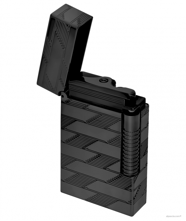S.T. Dupont Le Grand Guilloché lighter black C23179 - Lighter d