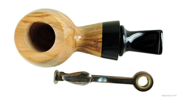 Pipa Al Pascia' Curvy Olive Wood 02 - D670 d