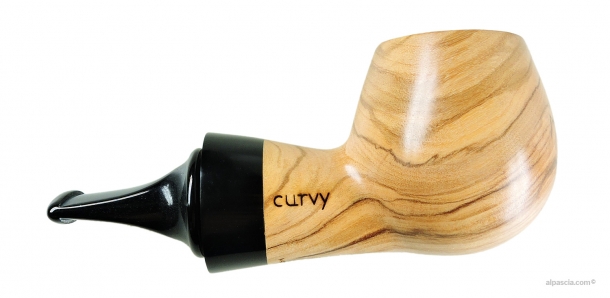 Pipa Al Pascia' Curvy Olive Wood 02 - D674 b