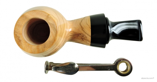 Pipa Al Pascia' Curvy Olive Wood 02 - D674 d