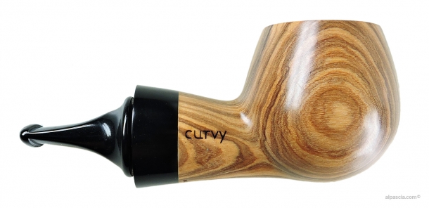 Pipa Al Pascia' Curvy Olive Wood 02 - D675 b