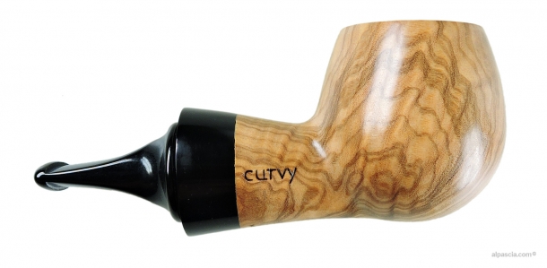 Pipa Al Pascia' Curvy Olive Wood 02 - D677 b