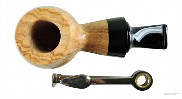 Pipa Al Pascia' Curvy Olive Wood 02 - D677 d