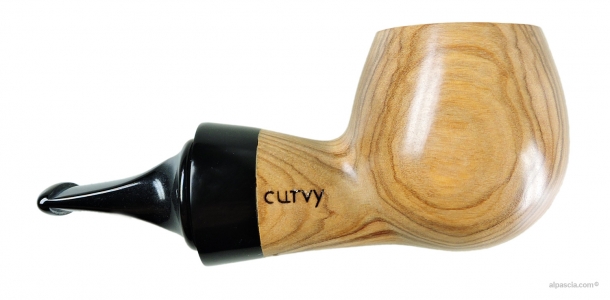 Al Pascia' Curvy Olive Wood 02 - pipe D678 b