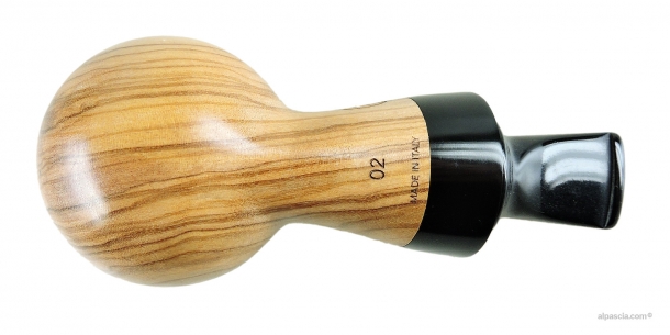 Al Pascia' Curvy Olive Wood 02 - pipe D678 c