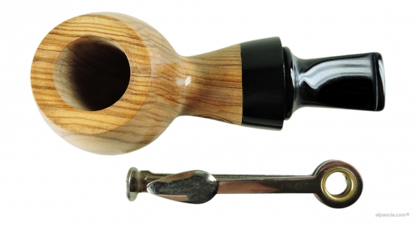 Al Pascia' Curvy Olive Wood 02 - pipe D678 d