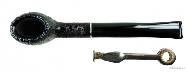 Al Pascia' Ovalina Pettinata smoking pipe D683 d