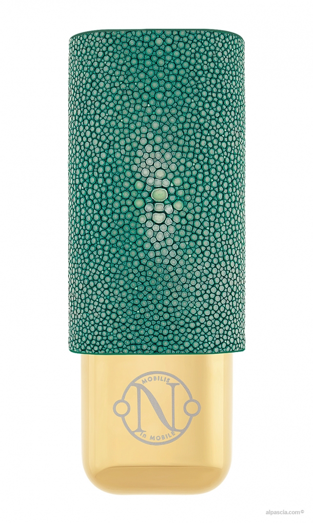 S.T. Dupont 20000 LEAGUES UNDER THE SEAS Green Pacific leather case for 2 Cigars 183442