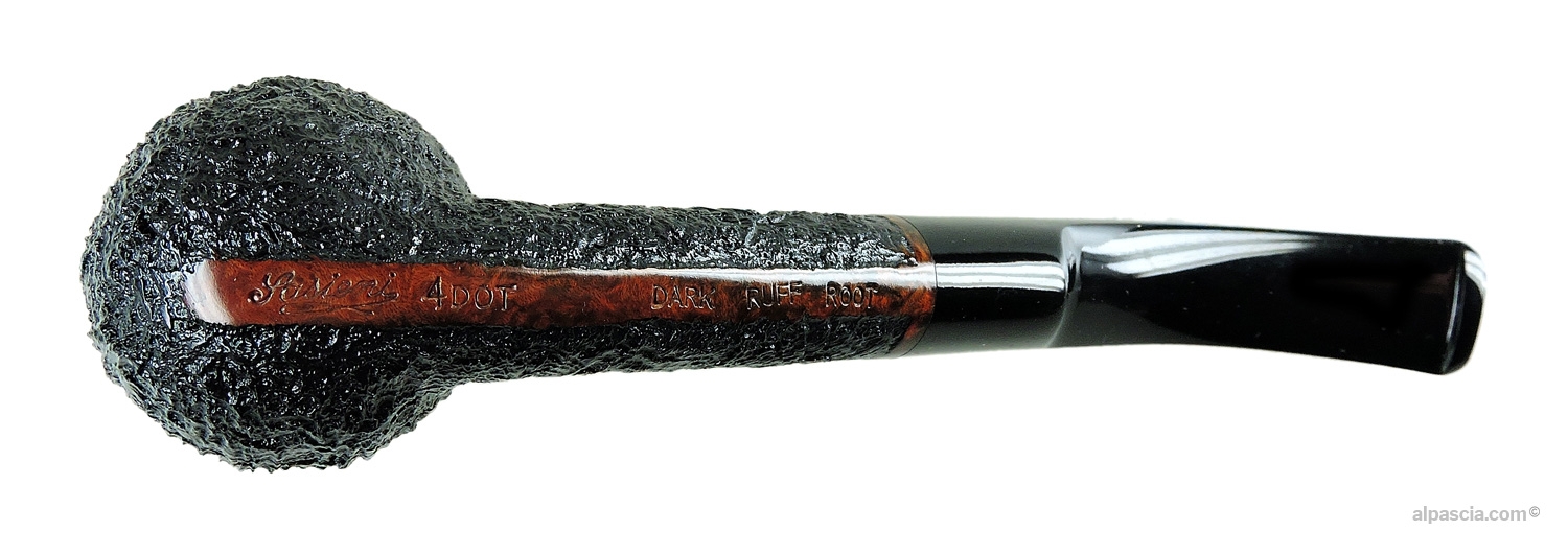 SASIENI 4 DOT RUFF ROOT DARK pipe - bottom view - 044