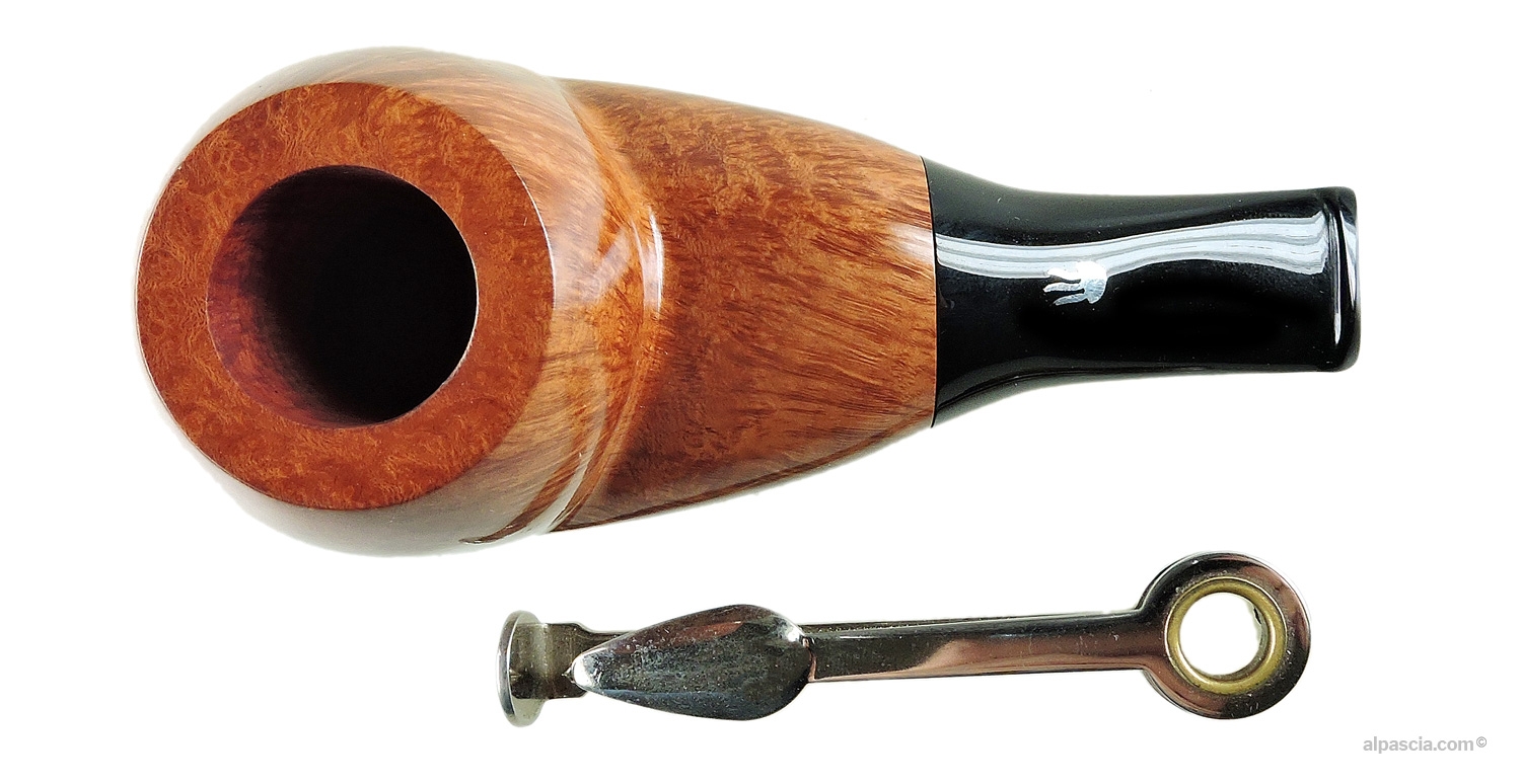Valbruna smooth natural 2 jellyfish pipe - top view - 007