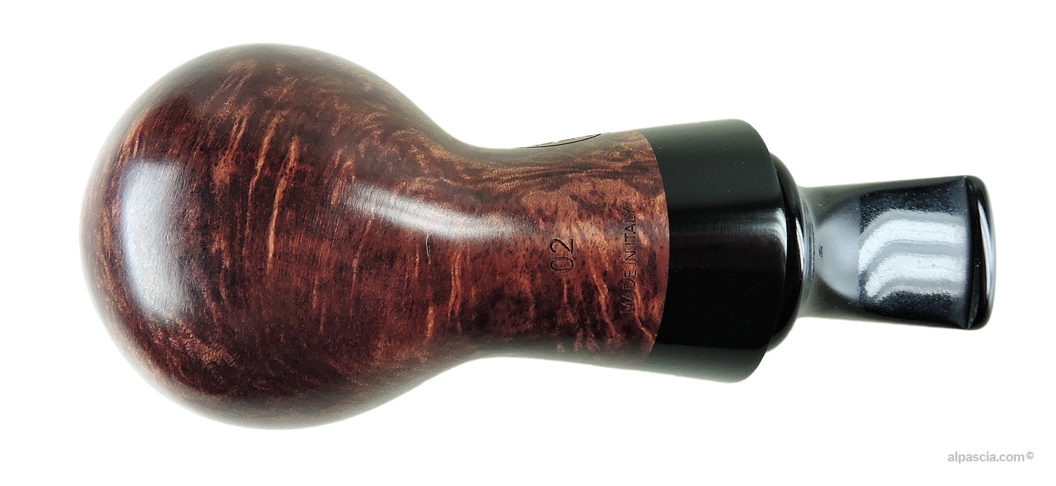 Al Pascia' Curvy Walnut 02 pipe - bottom view -D761c