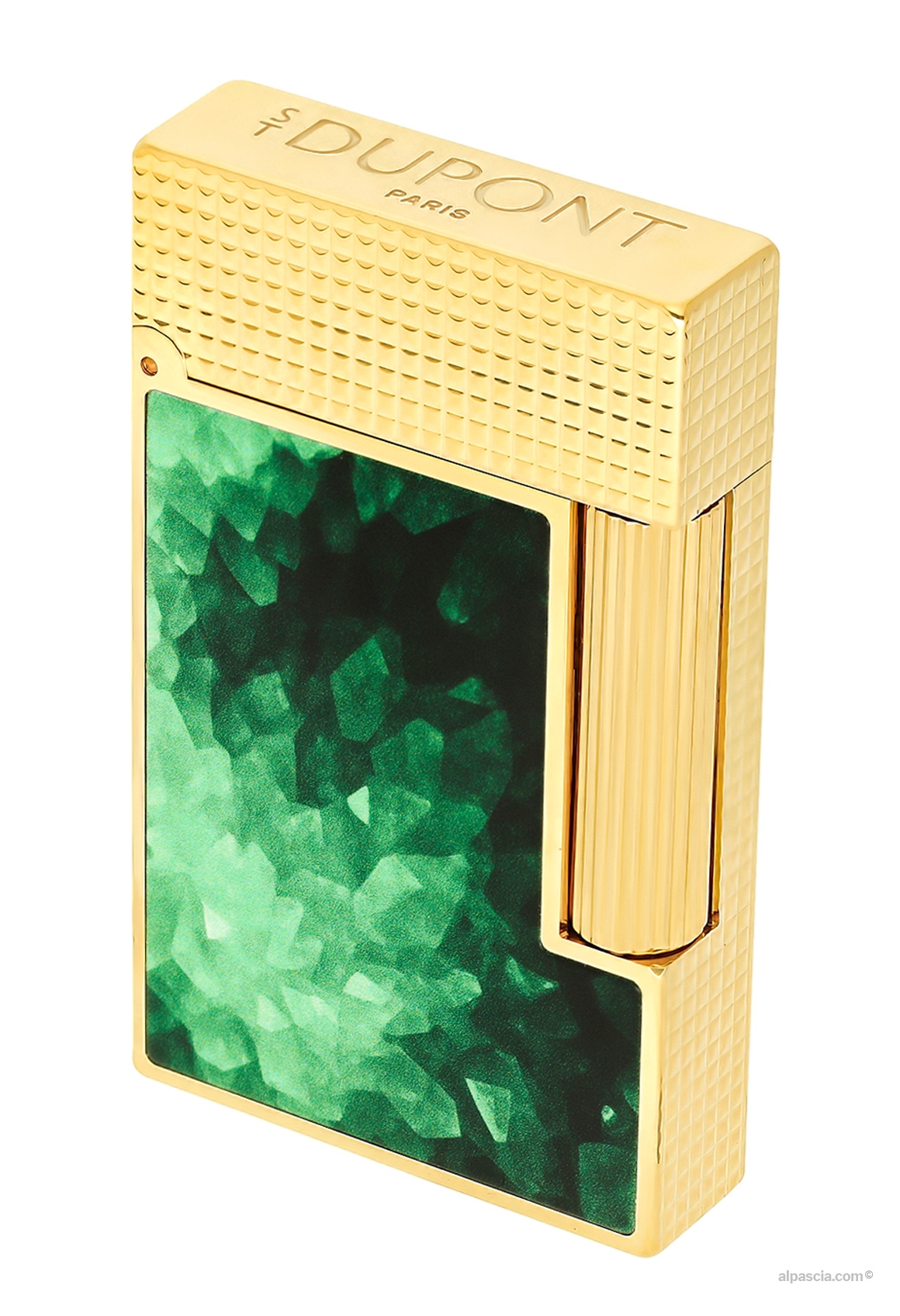 Al Pascià - S.T. Dupont Line 2 Geode Green C16036CL - Lighter -