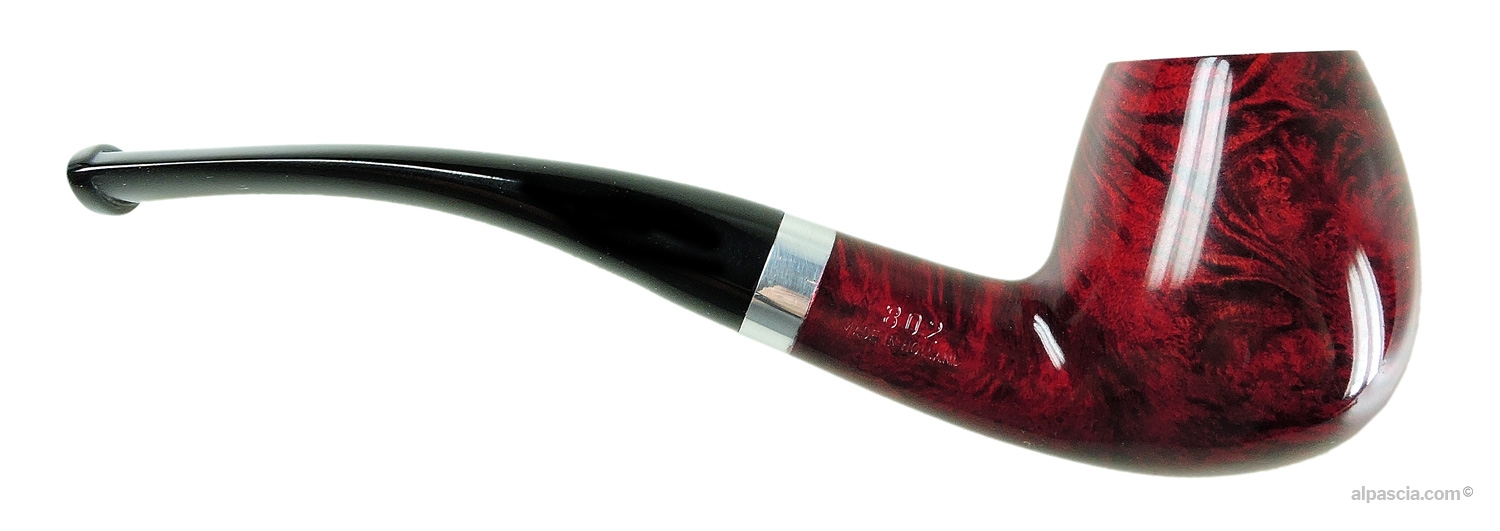 BIG BEN SYLVIA 2 TONE RED POLISH 802 - 9MM Filter - pipe 1236b - other side view