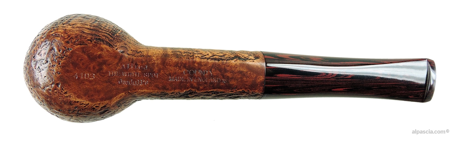 Dunhill The White Spot County 4103 Group 4 smoking pipe G134c - bottom