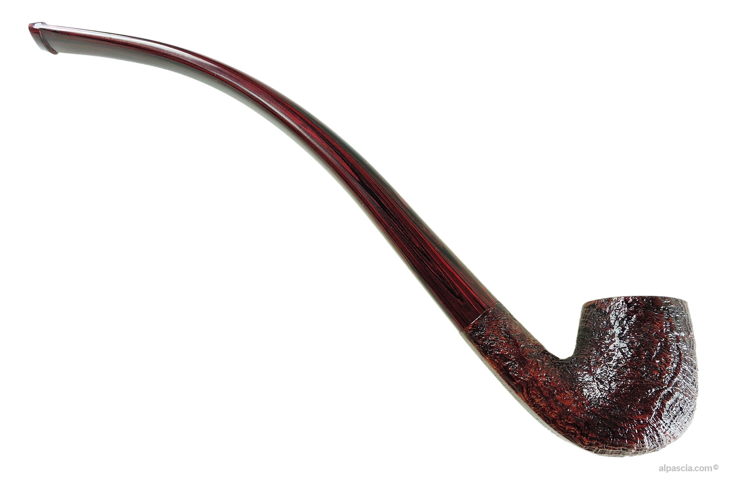 Pipa Dunhill Churchwarden Cumberland 4602 Gruppo 4 G137b - lato