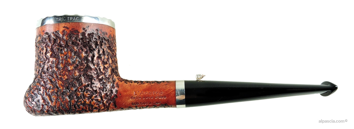 L'Anatra RUSTICATA Backgammon pipe 829a - side