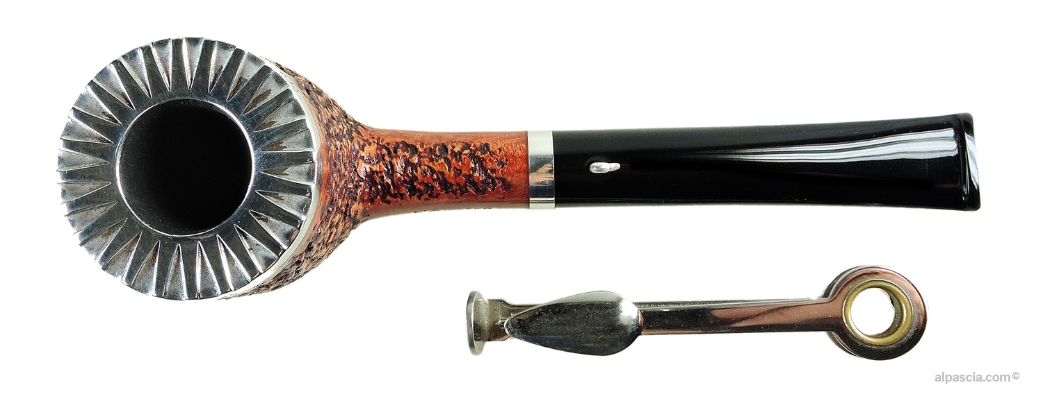 L'Anatra RUSTICATA Backgammon pipe 829d - top
