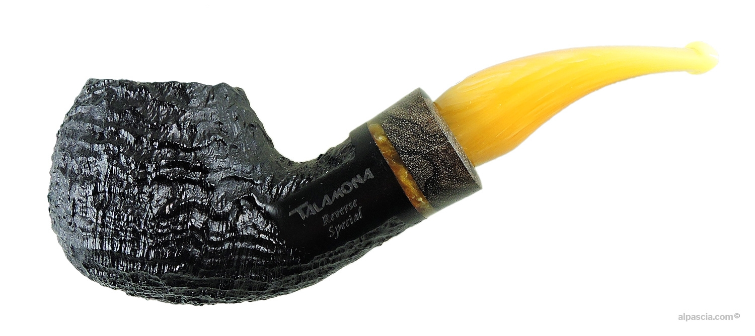 Talamona Reverse Special Sabbiata pipe 105a - side view