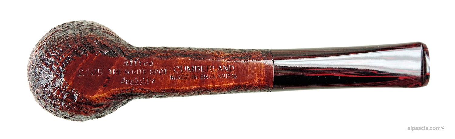 Dunhill The White Spot Cumberland 2105 Group 2 pipe G139c - bottom