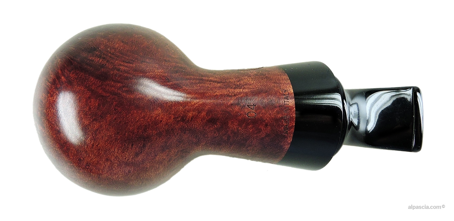 Al Pascia' Curvy Mahogany 04 pipe - D765c - bottom