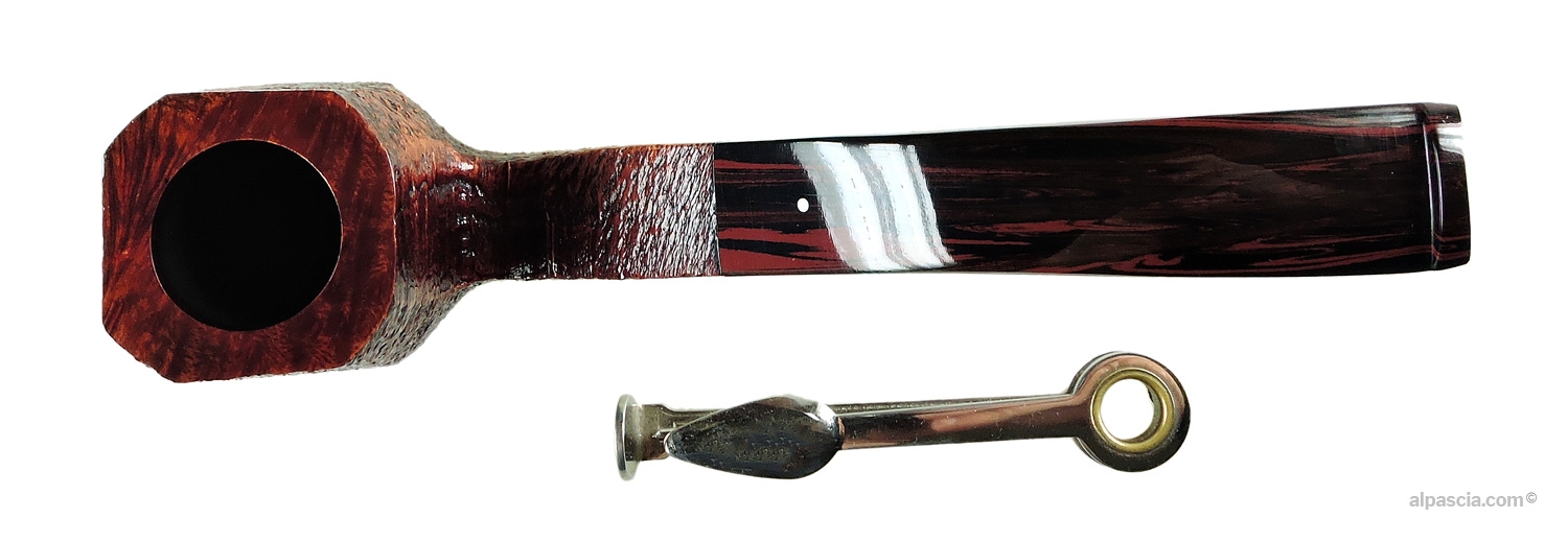 Vista dall'alto della pipa Dunhill Cumberland modello 6 Gruppo 6 (G141d)