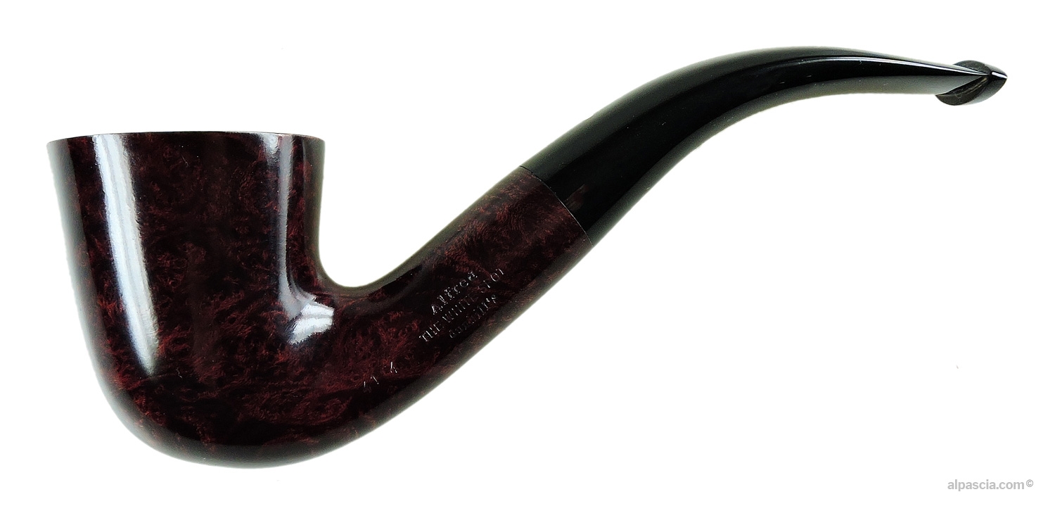 Vista laterale della pipa Dunhill Bruyere modello 4114 Gruppo 4 (G142)