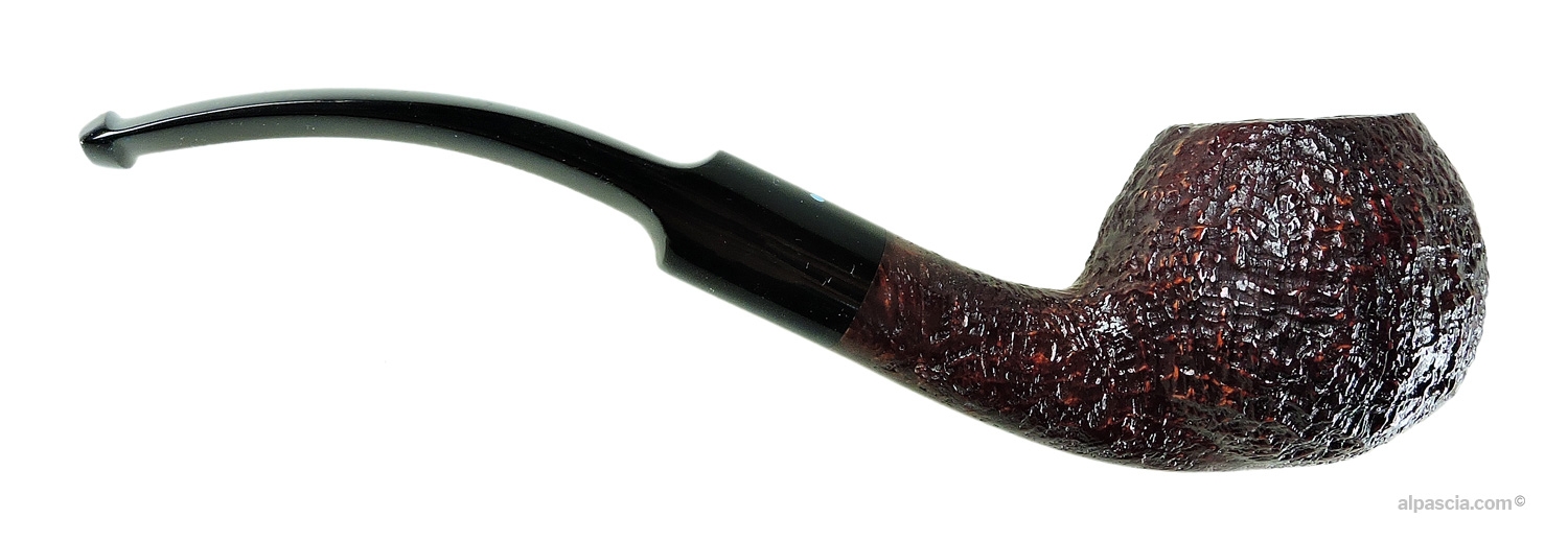 Vista dell'altro lato della pipa SASIENI 4 DOT WALNUT (052b)